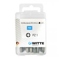 Бита WITTE INDUSTRIE PZ1 (Pozidrive) 50 мм 10 шт. арт. 427545200