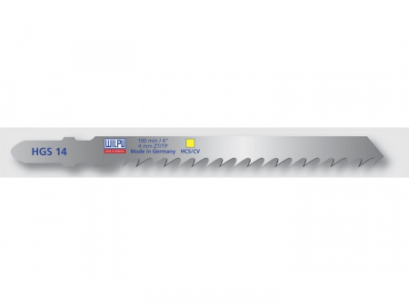 Пилка для электрического лобзика WILPU по дереву HGS 14 100 мм 5 шт. арт. 0236000005