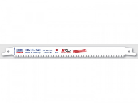 Полотно сабельное WILPU универсальное 007 DS Bi 240 мм 5 шт. арт. 1882200005