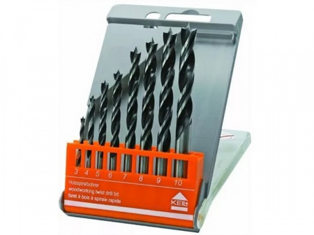 Набор сверл по дереву KEIL спиральные арт. 180370310
