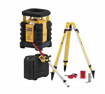 Ротационный лазерный нивелир Stabila LAR 350 + штатив BST-K-L + рейка NL