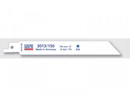 Полотно сабельное WILPU по металлу 3013/150 150 мм 5 шт. арт. 1461500005