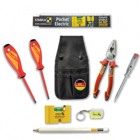 Диэлектрический набор отверток VDE 2 с пассатижами