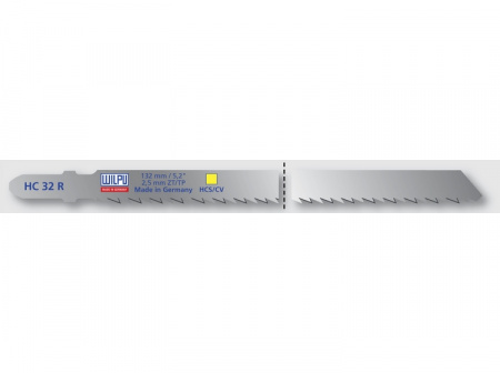 Пилка для электрического лобзика WILPU по дереву HC 32 R 132 мм 5 шт. арт. 0212400005