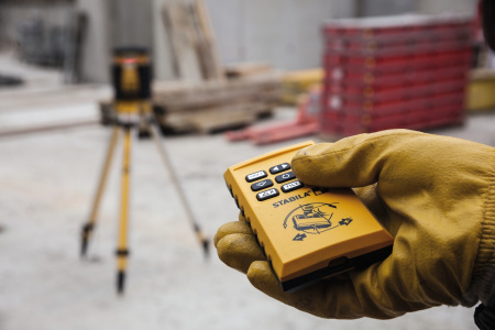 Ротационный лазерный нивелир Stabila LAR 350 + штатив BST-K-L + рейка NL