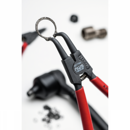 Клещи для съема внешних стопорных колец загнутые 90 NWS 175-62