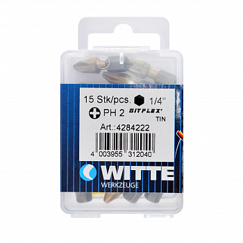 Бита WITTE TIN BITFLEX PH (Phillips) 25 мм