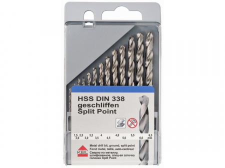 Набор сверл по металлу KEIL шлифованные арт. 302213165